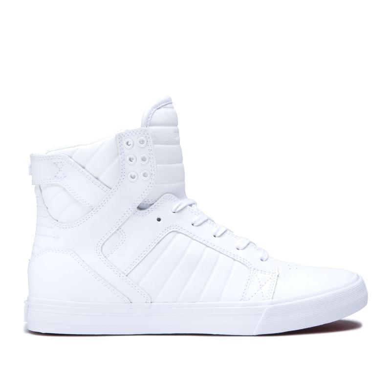 Supra SKYTOP Sneaker High Damen Weiß Sale TAQVN7409